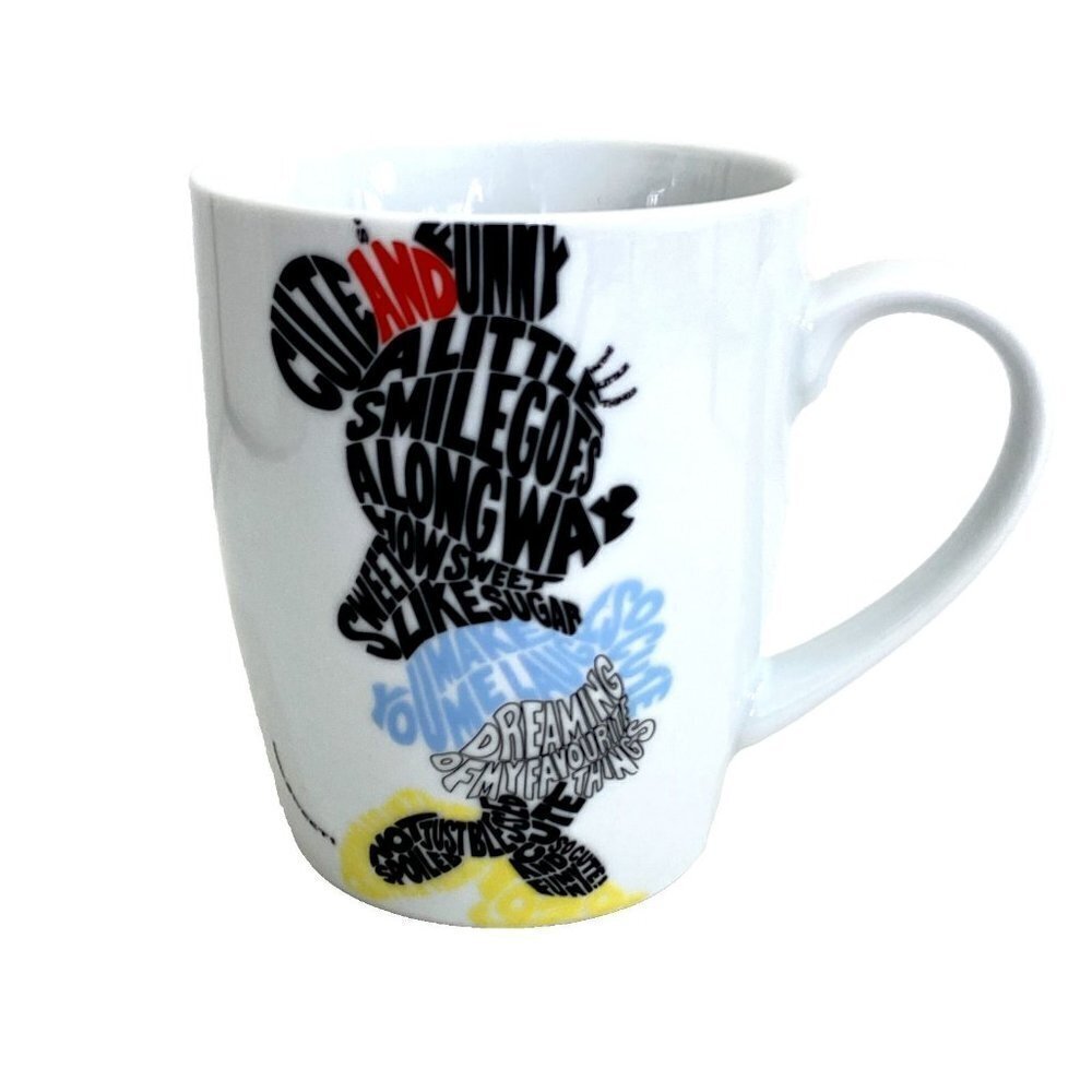 Disney Minnie Mouse Coffee Cup Mug A Little Smile Goes a Long Way 12 oz